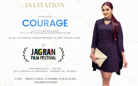 ‘Courage’ to Make a Grand World Premiere as the Opening Film at Jagran Film Festival 2025! Featuring the Phenomenal Nikita Ghag