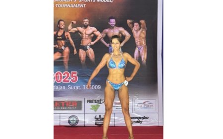 Shubhangee Shelke wins Gold at 5th Mr. Gujarat 2025 Championship