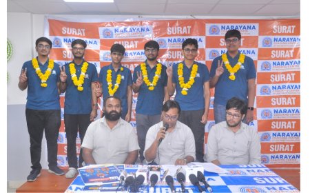 From Surat To Success: Narayana Coaching Center Students Excel In JEE Main 2025