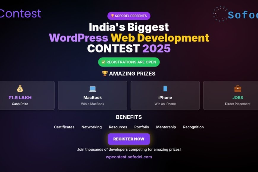 India’s Biggest WordPress Contest 2025 Is Launched: Win ₹1.5 Lakh Cash, MacBook, iPhone and Job Offers!