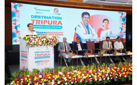 Department of Industries and Commerce, Government of Tripura Destination Tripura – Business Meet 2026 Investors’ Roadshow Held in Hyderabad